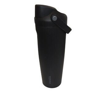Owala 30oz FreeSip Sway Stainless‎ Steel Water Bottle Tumbler Black with Straw